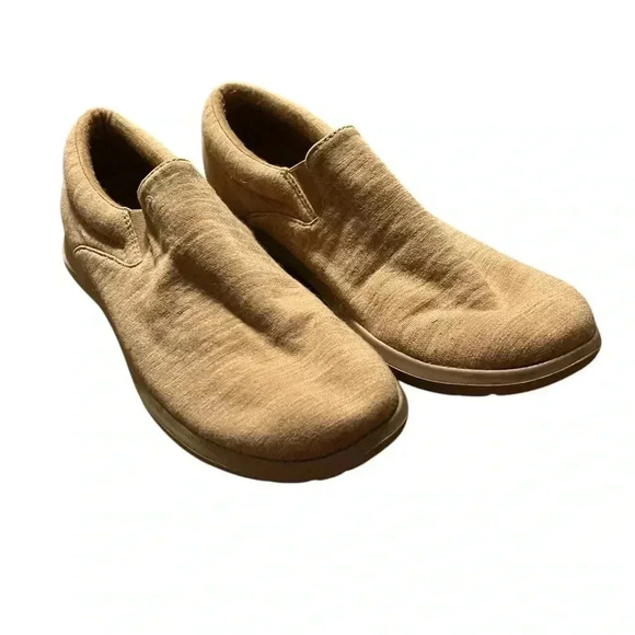 Merinos camel brown slips on casual shoes men’s 11 - Picture 1 of 10